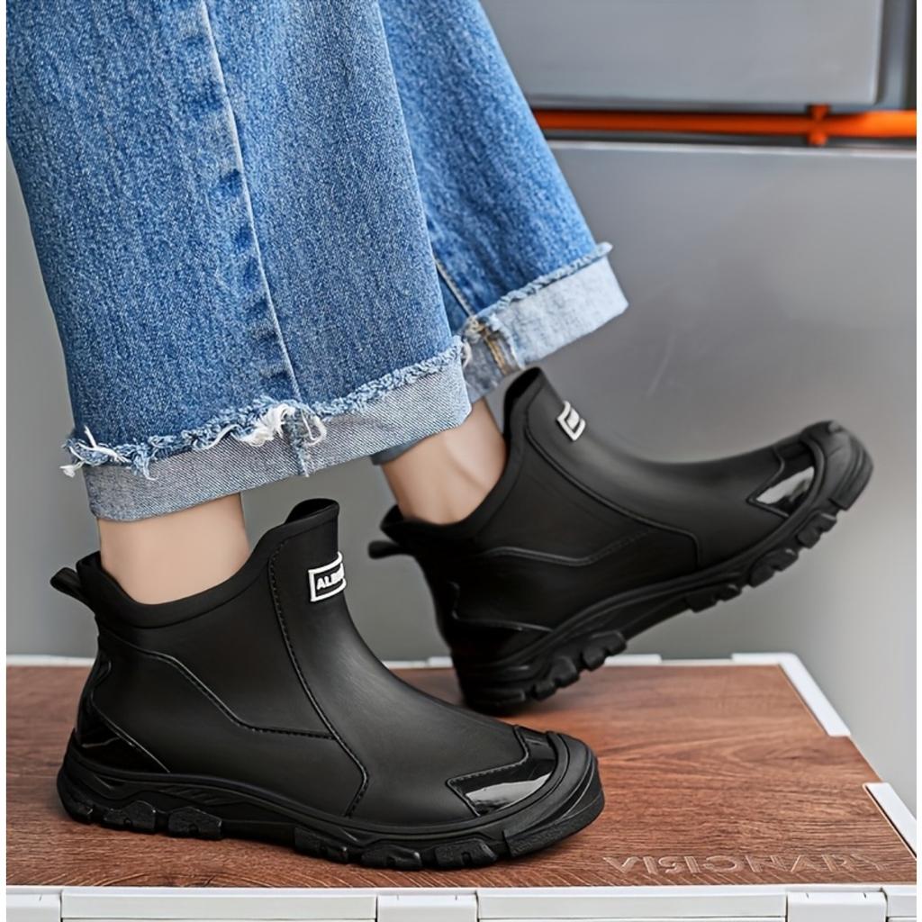 Women Men Outdoor Fashion Rain Boots Rain Shoes, High Quality, Waterproof and Non-slip Rain Shoes, Water Shoes, Garden Shoes, Fishing Shoes