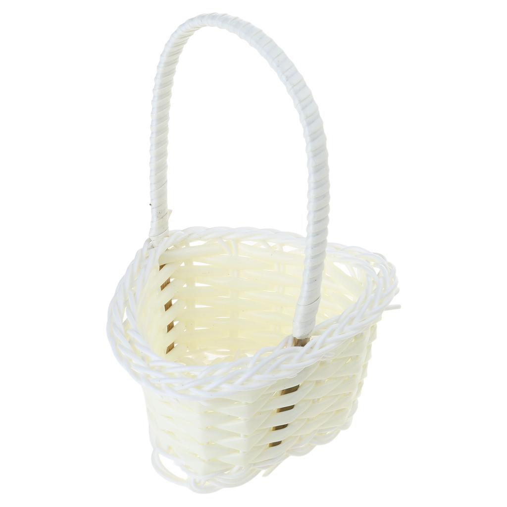 Multi Functional Storage Basket Wicker Flower Basket with Handles Handwoven Baskets Versatile Decoration Thoughtful Gift