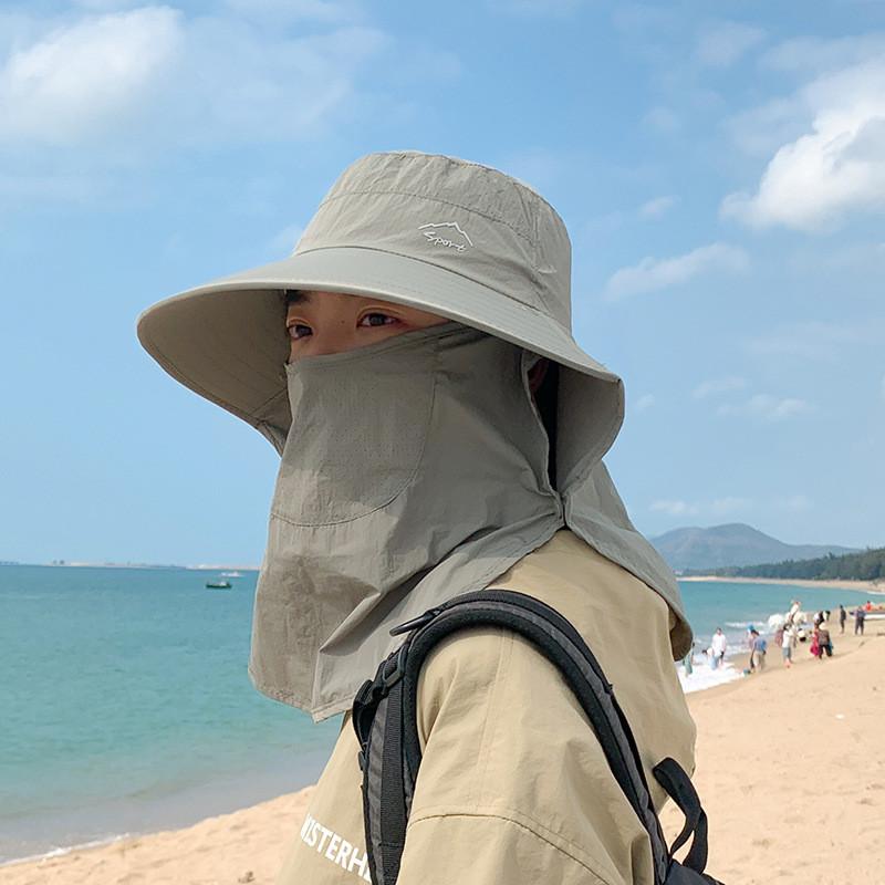 Summer Sun Protection Fisherman Hat With Large Brim For Outdoor Fishing And Hiking