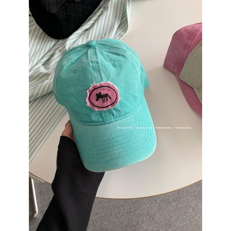 

Мультяшная вышитая бейсболка с лисичкой для женщин, новый стиль с широкими полями, закрывающими лицо, регулируемая по обхвату головы и бейсболка с глубокой тульей Adjustable (54-60cm)