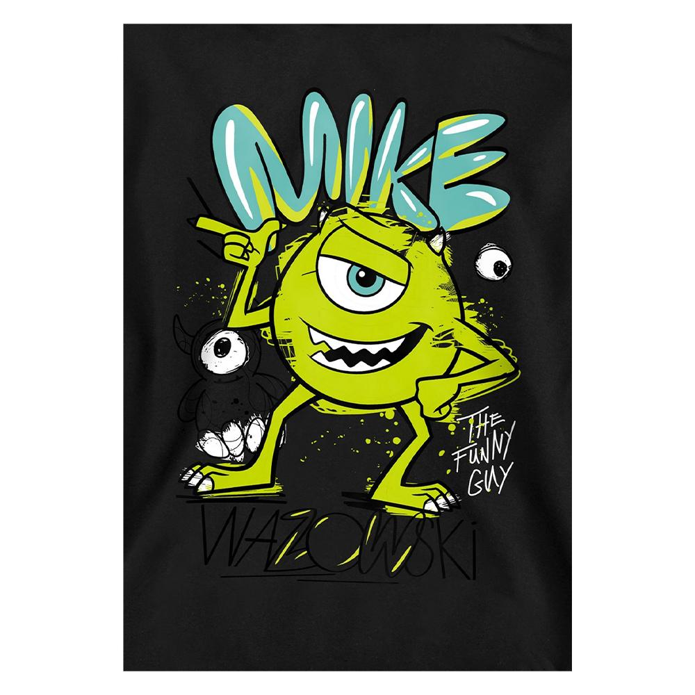 Monsters Inc Childrens/Kids Mike Wazowski Graffiti Hoodie