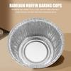 Chaksy 150-Count Aluminum Foil Cupcake Cups, Ramekin Muffin Baking Cups, Disposable Muffin Liners, Ramekin Holder Cups, Aluminum Cupcake Baking Pans,