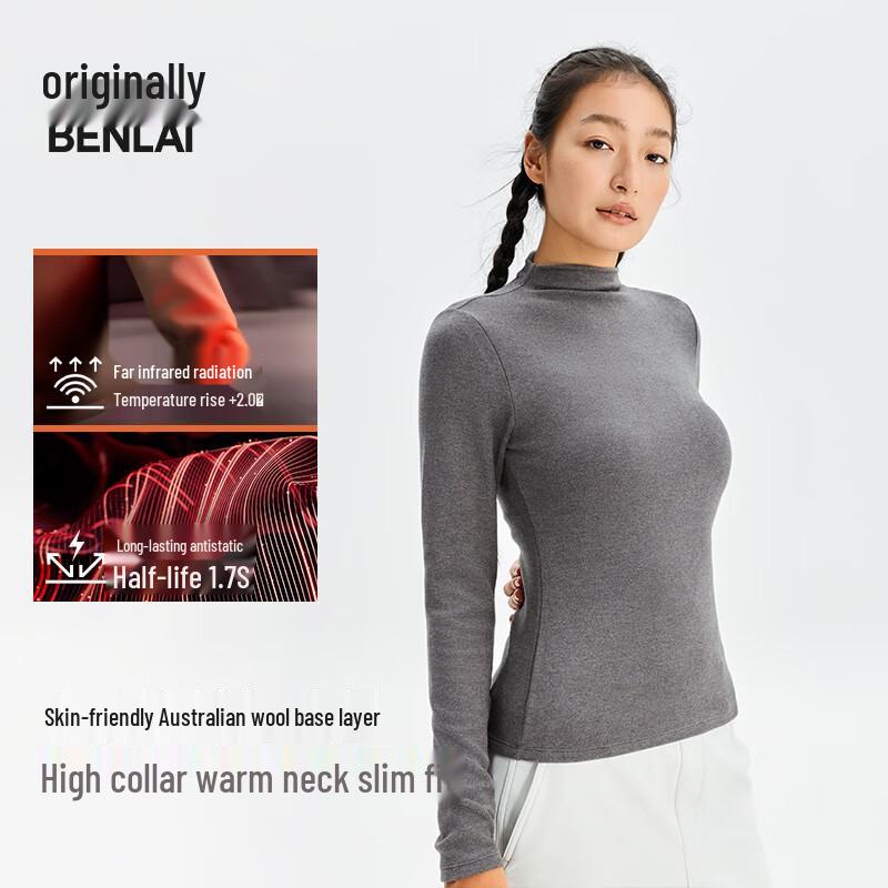 Benlai Women s Anti-static Far Infrared Long Sleeve T-shirt M