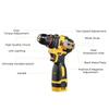 16.8V 2 IN 1 Brushless Electric Drill 350NM Cordless Drill 10MM Chuck Mini Electric Screwdriver Tools Lithium Ion Battery