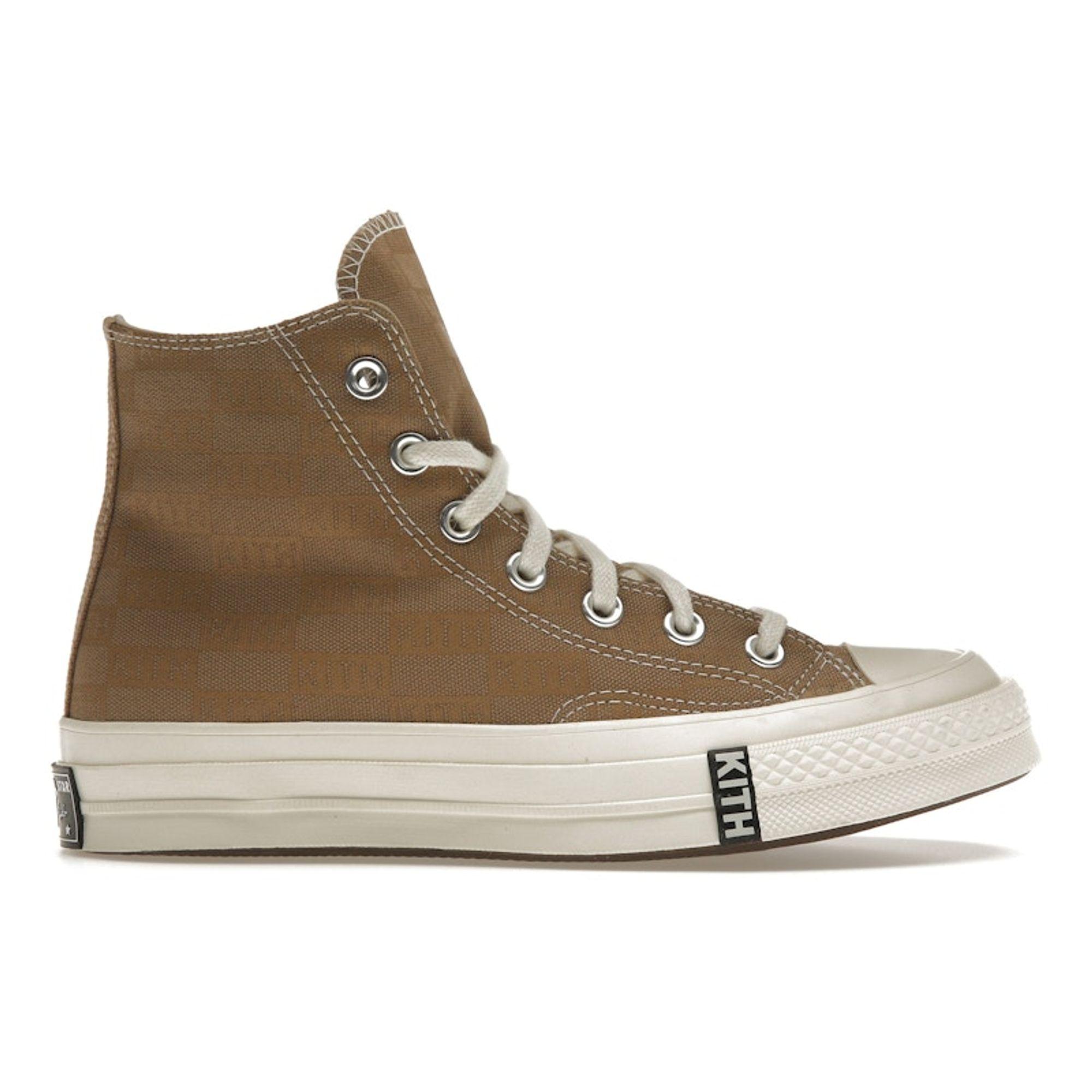 

Kith x Converse Chuck 70 High Tannin Monogram Унисекс Кроссовки Egret A01623C 39.5