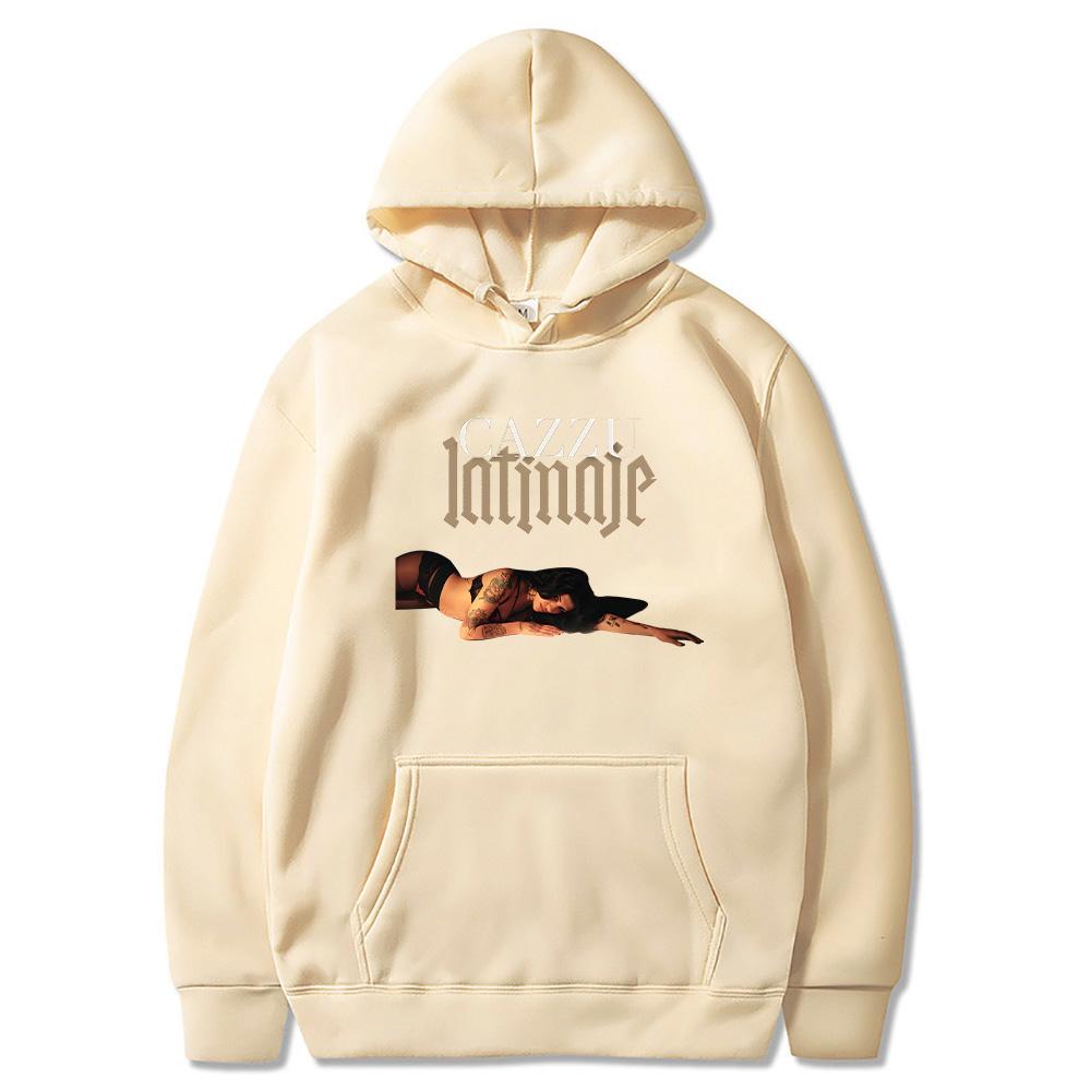 Cazzu Latinaje Tour Hoodies Trendy Men Women Sweatshirts for Autumn Winter Long Sleeve Pullovers Loose Casual Clothing