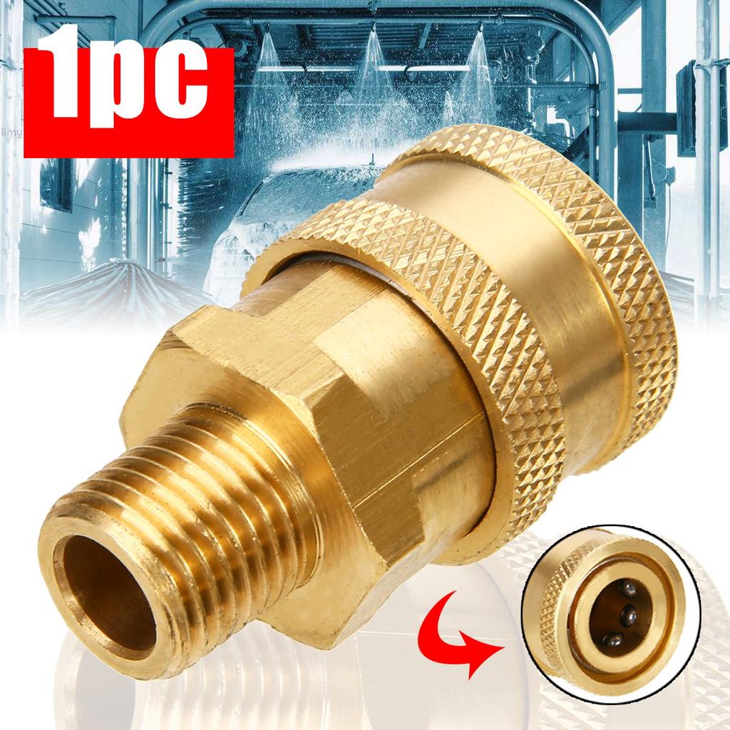 aire agua y aceite Manguera de aire de 3 maneras 120 x 20 mm // 4,72 x 0,79 pulg. plata 1//4 F-NPT m/últiple acoplador r/ápido para combustible