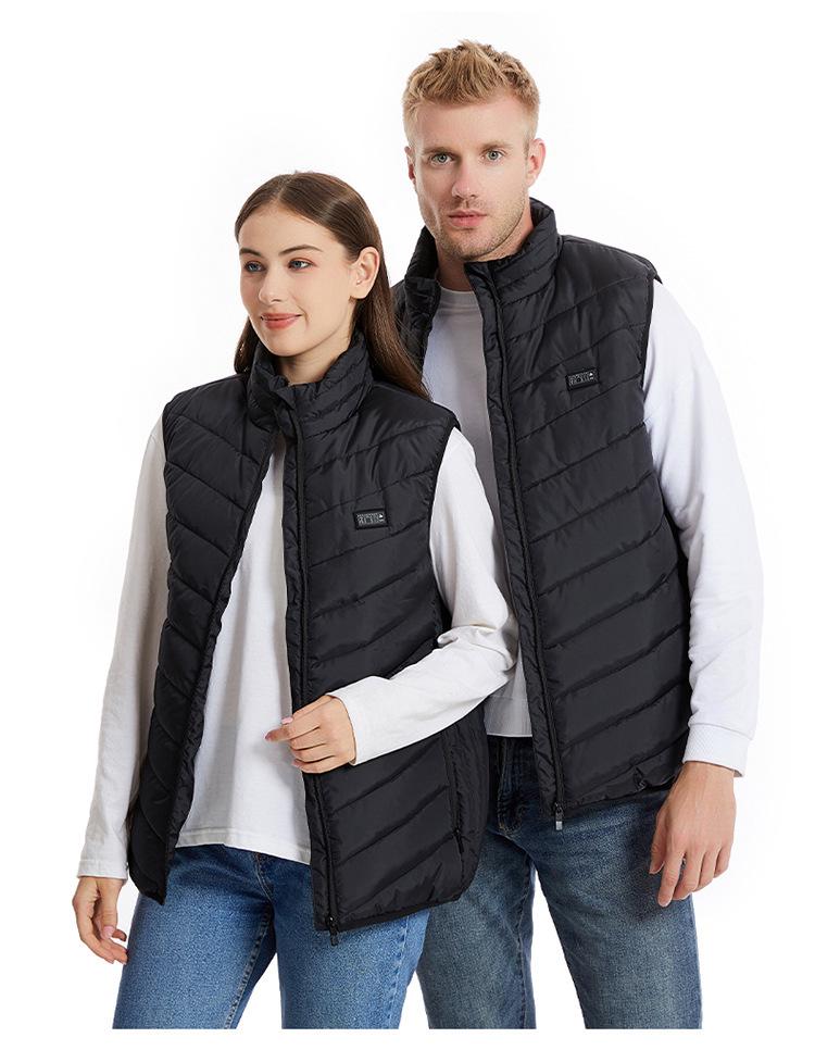 Cross-Border Smart Electric Heating Vest - Down Cotton Jacket