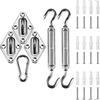 304 Stainless Steel Sun Shade Sail Hardware Kit for Outdoor Rectangular Canopies