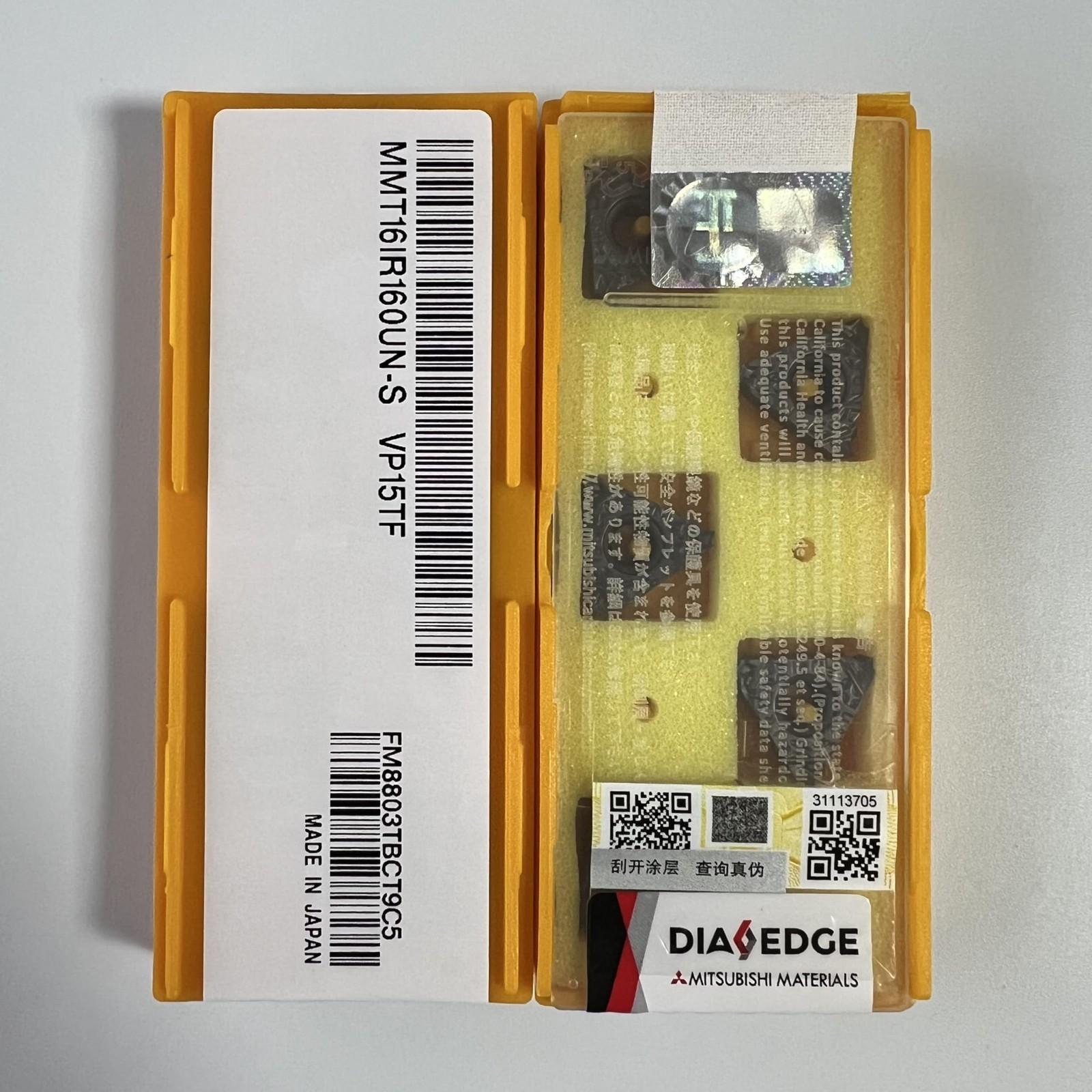 

MITSUBISHI / MMT16IR160UN-S VP15TF / Carbide CNC Blade 10 Pcs