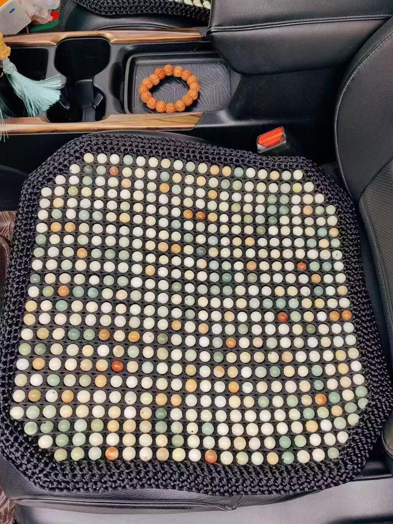 Breathable Bodhi Seed Car Seat Cushion - Universal 3-Piece Set for All Seasons and Office Use