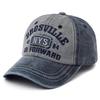 Vintage Washed Cotton Baseball Cap with Embroidered Letters, Adjustable Dad Hat for Men and Women
