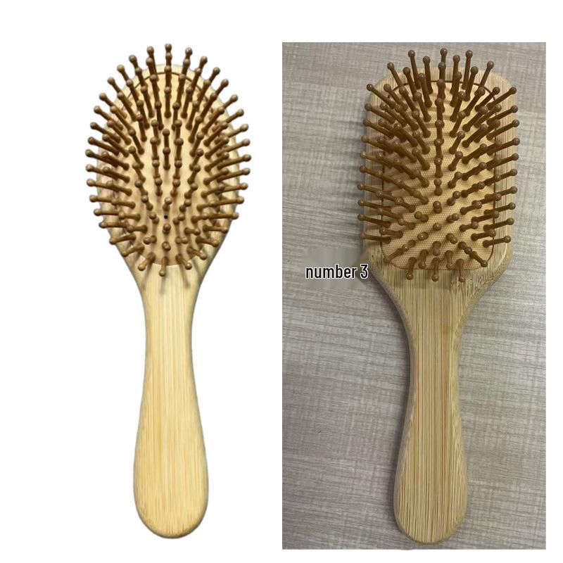 Bamboo Air Cushion Massage Comb for Women's Long Hair