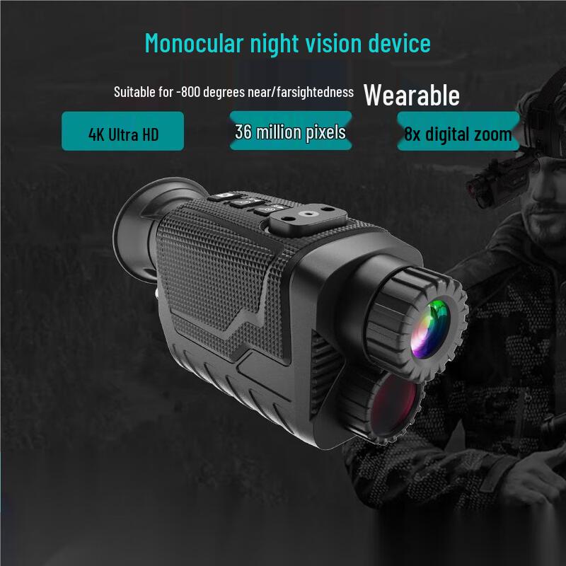 4K HD Head-mounted Digital Infrared Night Vision Binoculars