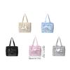 Ita Bag Tote Bag Clear Window for Pins Shoulder Bag Handbag Bag DIY Cosplay Stachel Tote Bag Sweet Bows Purses Gifts