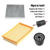 4pcs Filter Set For EMGRAND X7 2.4L GEELY GX7 4G24 Engine AC Cabin Air Fuel Oil Filter Spare Parts Car Accessories 1016002627
