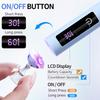 LINMANDA Handheld Touch Screen UV Lamp Mini Nail Dryer with LED Screen USB Fast Curing Nail Lamp for Nail Lovers or Nail Salons