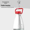 Rotating No-Drill Metal Magnetic Bathroom Door Hook