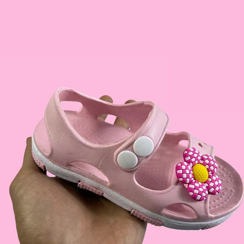 

Cute and Fashionable Girls Sandals with Flower-shaped Hollow Out and Soft Elastic Lining 24
