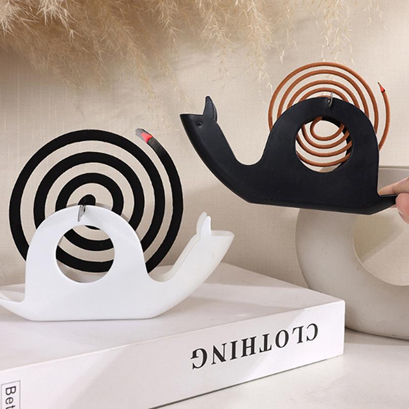 Incense Holders Coil Incense Burner Frame Iron Mosquito Coil Holder Modern Repellent Incense Rack For Household Bedroom Patio