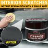 Q19 Car Interior Scratch Repair Cream-Dashboard & Plastic Surfaces Kit - Vehicle Maintenance Essentials Plastic Board Refurbishm