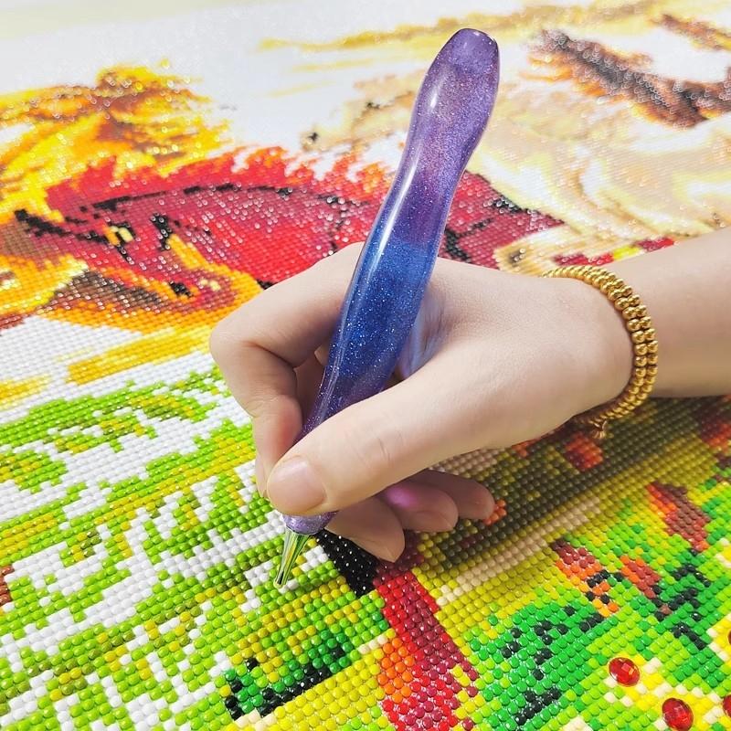 Diamond Art Painting Tools Glitter 5D Diamond Art Drill Pen Sticky Drill Dot Pen DIY Diamond Painting Kit Rhinestone Picker