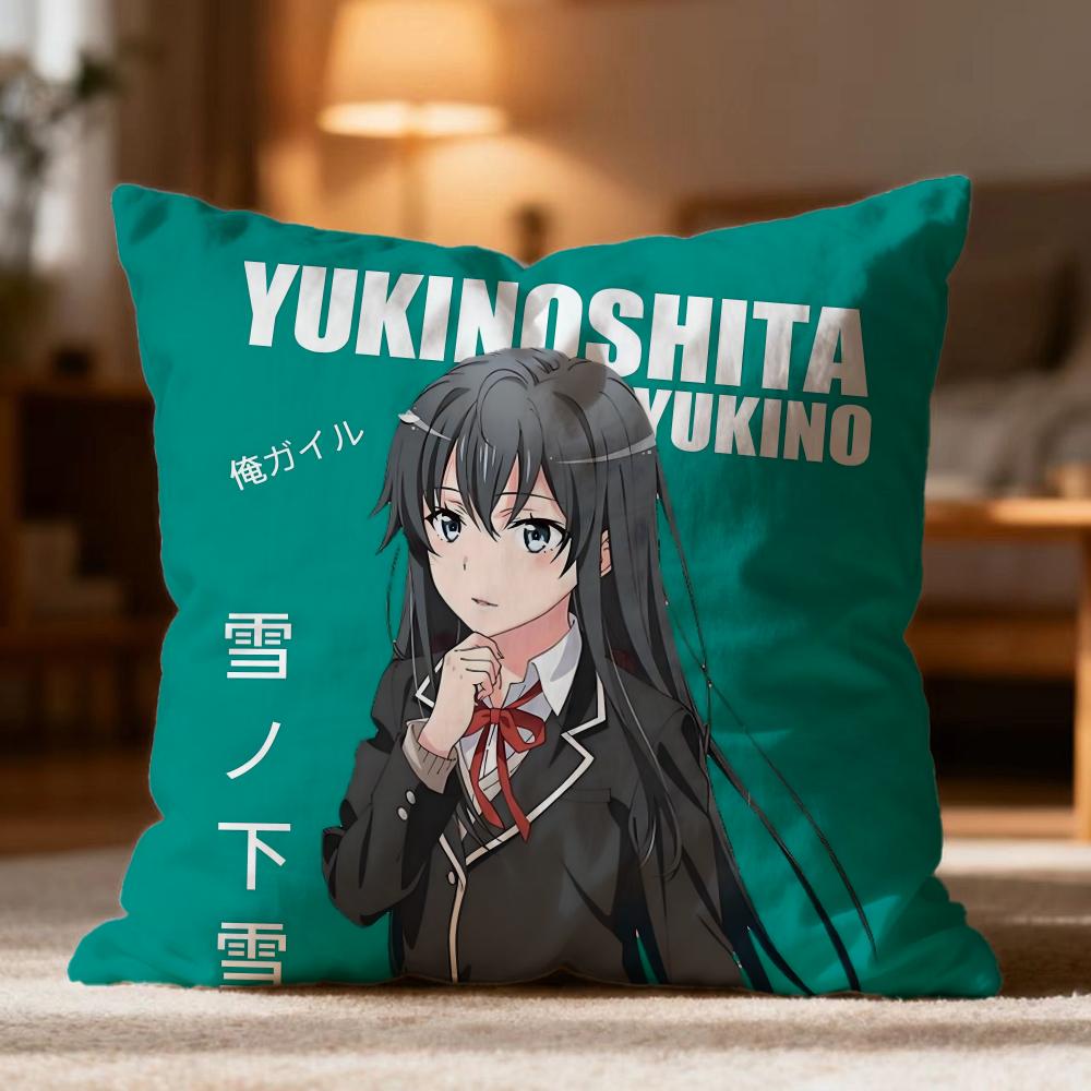 Popular M-MMy Teen Romantic Comedy SNAFU Cushion Cover Soft Washable Pillow Case Multi-Scene for Couch Bed Travel Office Use