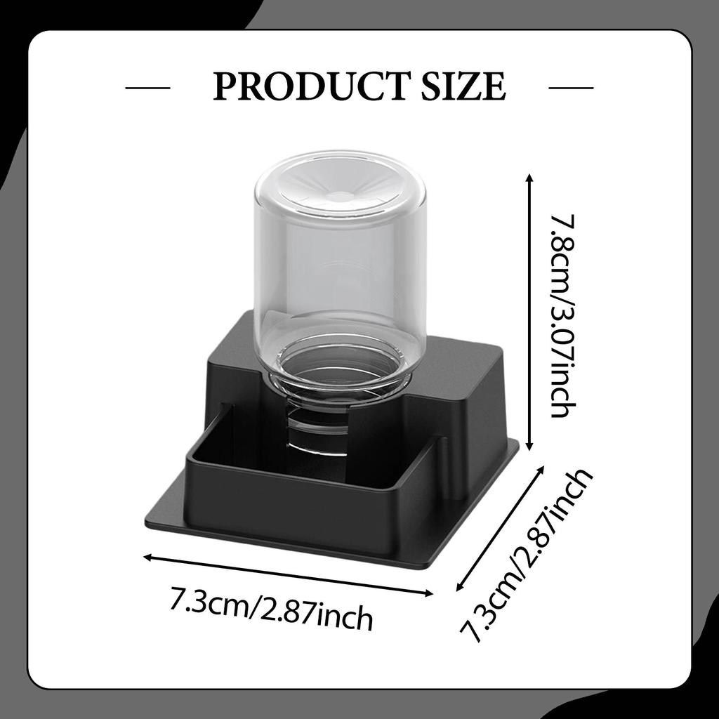 Automatic Reptile Water Dispenser Sturdy Plastic Feeding Container Reusable Hydration Bowl for Turtle Tortoise Gecko Terrarium