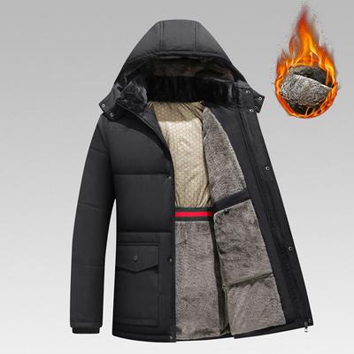 Roupas masculinas acolchoadas de algodão, aquecimento de grafeno e lã, roupas juvenis acolchoadas de algodão, lã e mais grossas.