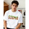 Mens Summer 100 Cotton Short Sleeved T Shirt with Retro Pixel Segni Logo Suitable for Casual Wear and Game Activities