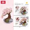 LOZ Succulent & Cherry Blossom Bonsai Building Blocks - Flower Bouquet Toy for Girls Gift Assembly
