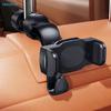 Car Headrest Phone Mount – 360° Rotatable Adjustable Holder Universal Fit For Smartphones Easy Installation For Back Seat