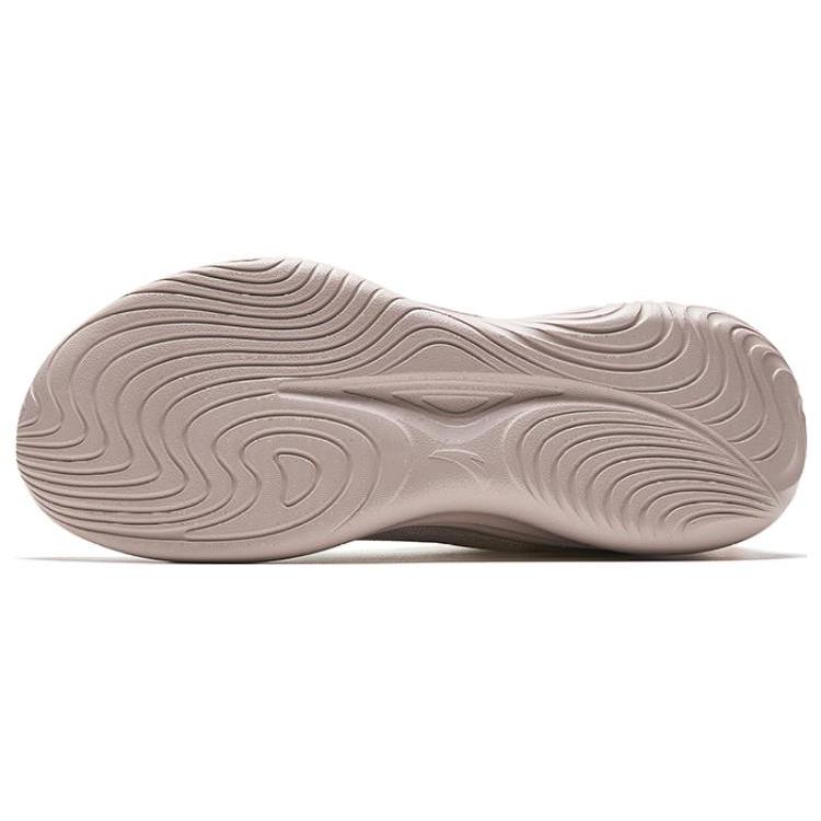 New Anta Lingyun Anti Slip Wear Resistant Low Top Running Shoes Women's Ivory White Powder 922335550-2