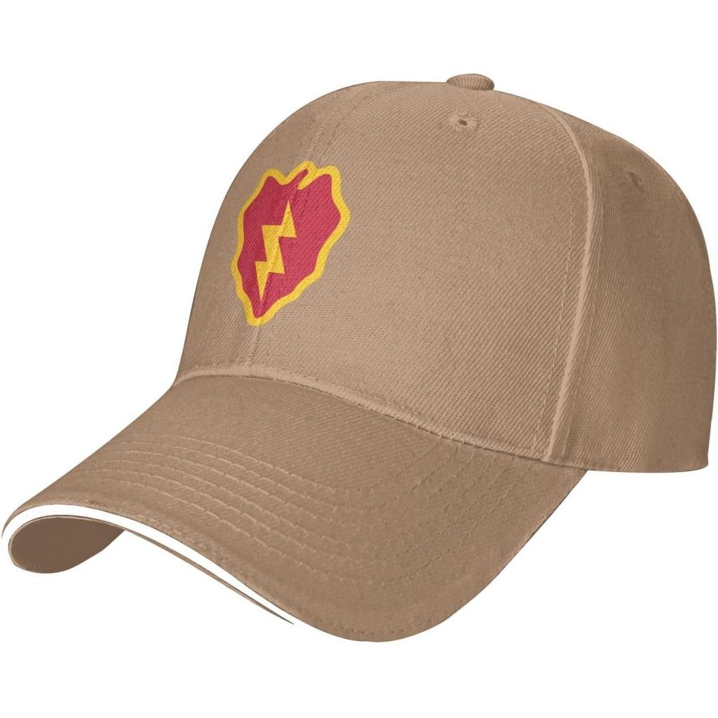 Th Infantry Division Lightning Bolt Baseball Cap Adjustable Sun Hat Casual Polyester Ball Cap