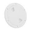 White ABS 4"/4 Inch Round Non Slip Inspection Hatch For Marine Boat Yacht
