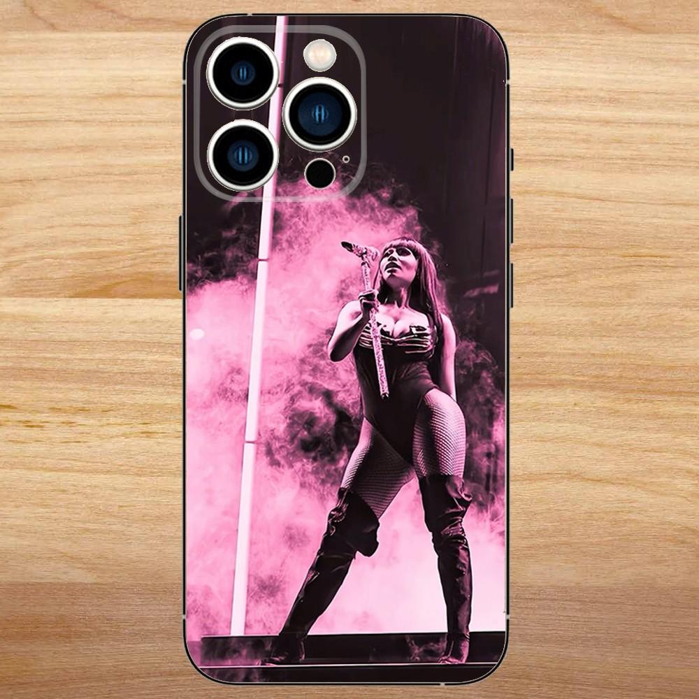 

Nicki M-minaj rap Singer Phone Case For iPhone15,14,13,12,11,Pro,Max,Plus,Mini,X,XS,XR,8,7,6,S,Plus,SE Soft Black Case iPhone15