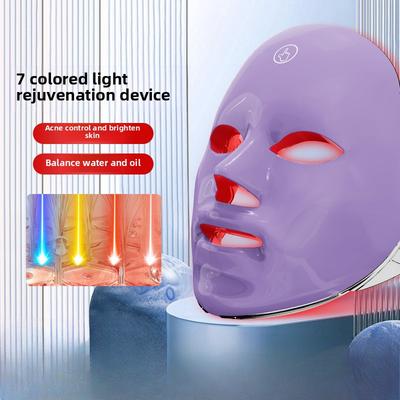 Spectrometer Charging Touch Seven-color Color Light Mask Instrument Beauty Mask Skin Rejuvenation Photon Led Spectrum Beauty Instrument