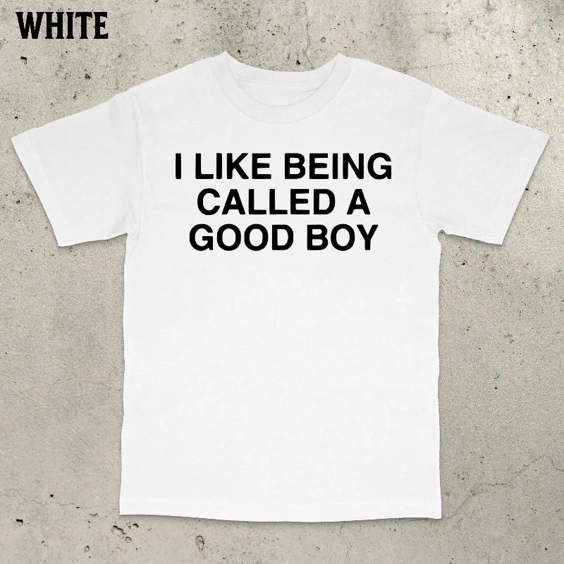 

Funny Meme Shirt Good Boy Print T Shirt Y2k Hip Pop Fashion Shirt Casual Loose Cotton Tees Embarrassing Streetwear Unisex 3XL