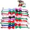 20Pcs  Dog Cat  Bow Tie Collar Necktie Bowknot Cloth Grooming Products Pet Accessories