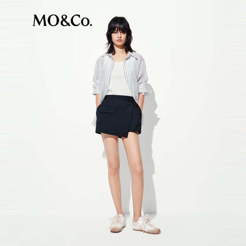 MO&Co. Women s 2025 Summer Deconstructed Commuter Skorts L