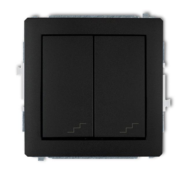 Deco Double Stair Connector Matte Black 12Dwp-33