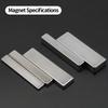 Powerful Neodymium Magnet N35 NdfeB Permanent Magnetic imanes Block Super Strong Fridge Magnets DIY 60x10x3 60x15x5  60x20x10mm
