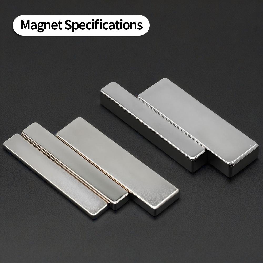 Powerful Neodymium Magnet N35 NdfeB Permanent Magnetic imanes Block Super Strong Fridge Magnets DIY 60x10x3 60x15x5 60x20x10mm