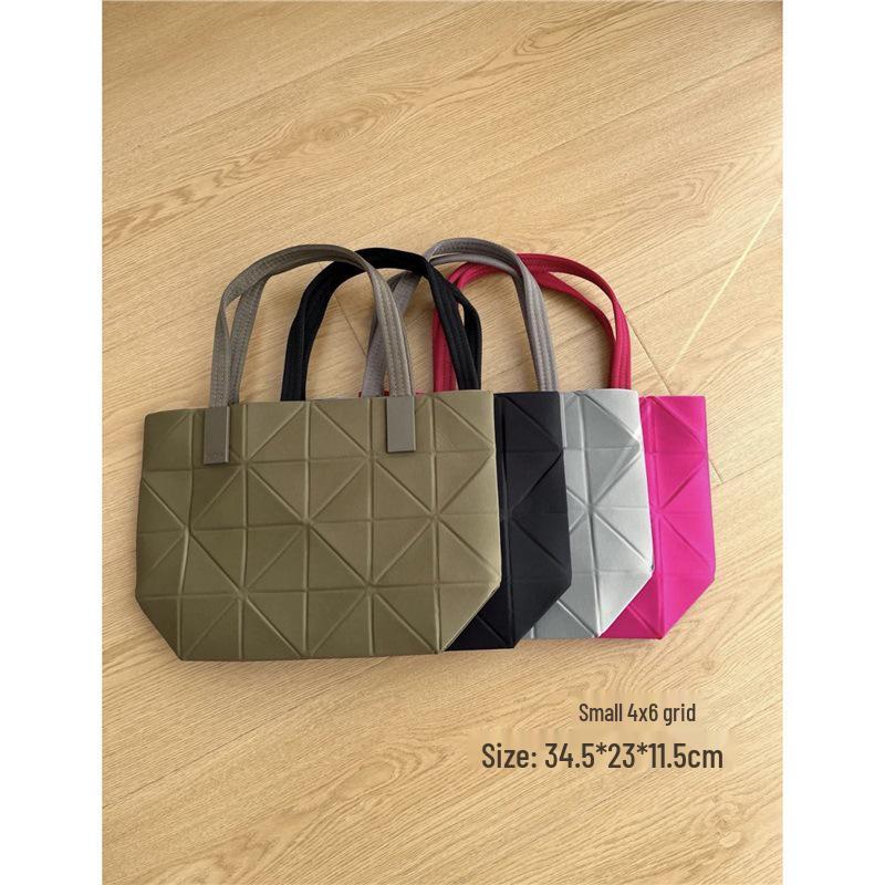 New Limited Edition TRACK Series Translucent Mesh Shoulder Tote - Large Capacity for Women