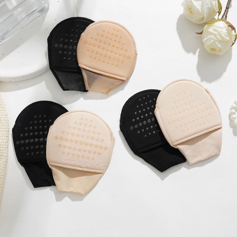 Halb unsichtbare Socken für Damen, Frühling und Sommer, dünne, flache Socken mit halber Handfläche, rutschfeste Vorfußsocken, High Heels-Socken
