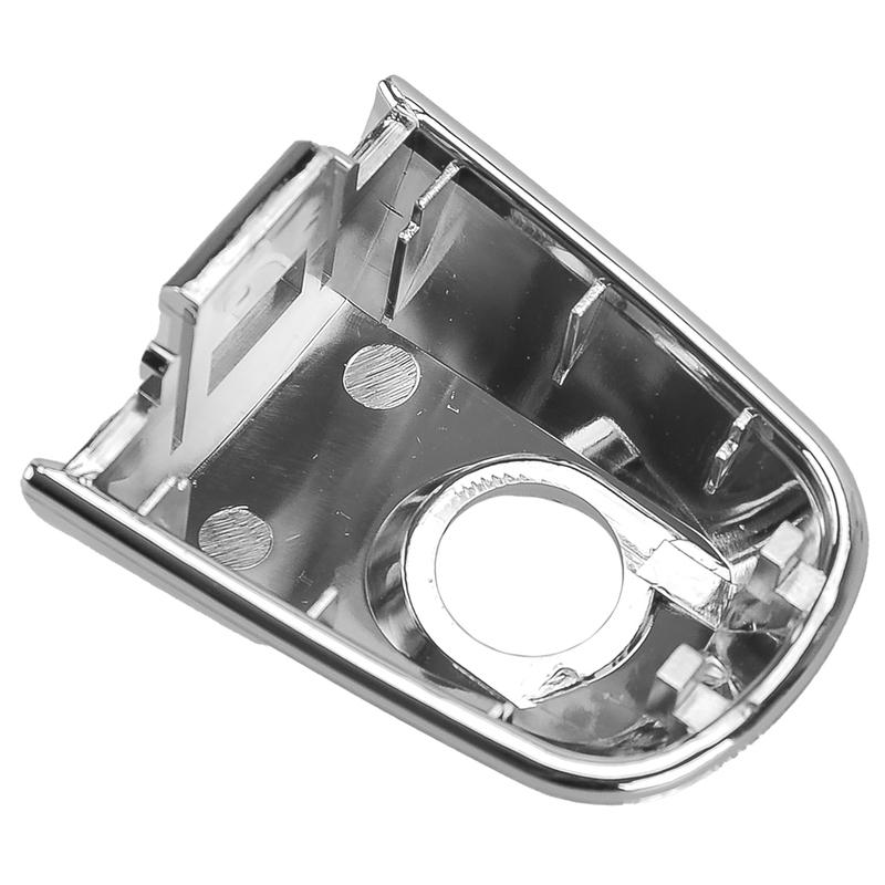 5716A065 Outer Door Handle Cap Cover Key Hole Fit for Mitsubishi L200 Trion Montero 2008-2015 Chrome Silver Plastic