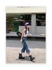 Women's Spicy Girl Low-Waist Stretchy Micro-Flare Slimming Cropped Jeans - Petite 2025 Autumn Style