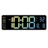 13-Inch Minimalist Wall/Table Clock with Large Digital Display, Multiple Alarms & Multifunction Features - Model 6629