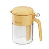 Kitchen Seasoning Container Airtight Seasoning Jar Moisture-Proof Glass Spoon For Storing Salt Glass Seasoning Bottle with Spoon