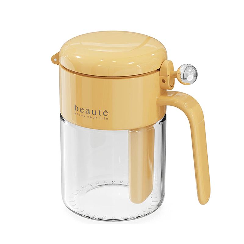 Kitchen Seasoning Container Airtight Seasoning Jar Moisture-Proof Glass With Spoon For Storing Salt